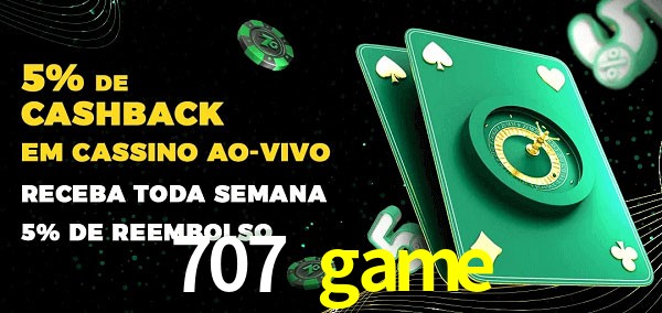 Promoções do cassino ao Vivo 707 game